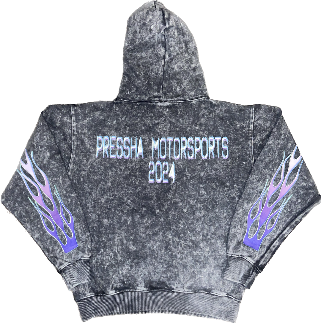 Acid Wash Motorsports Hoodie