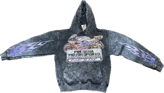 Acid Wash Motorsports Hoodie